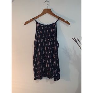 🔆 3 for $40 Francescas Blue Cactus Print Tank